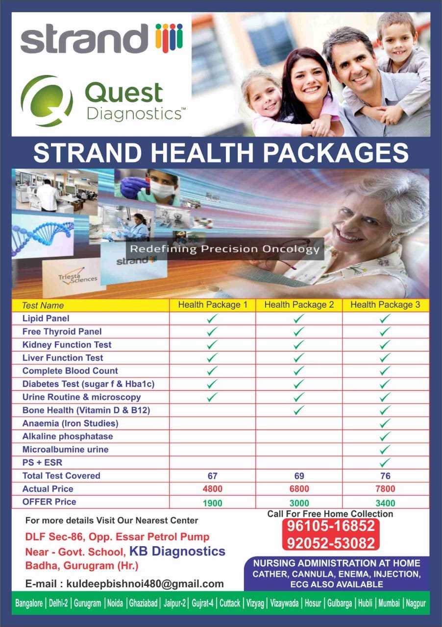 KB Diagnostic Center Strand Health Package1