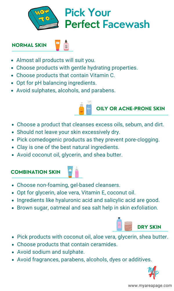 How to pick the best face wash for your skin type